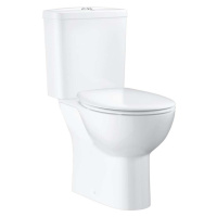 GROHE Bau Ceramic WC kombi set s nádržkou a sedátkem softclose, rimless, alpská bílá 39604000