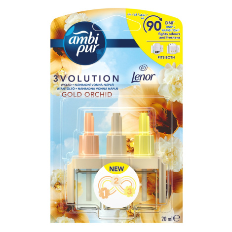 Ambi Pur 3volution Gold Orchid náhradní náplň 20 ml AmbiPur