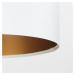 Maco Design Závěsné svítidlo Salina, bílá/zlatá Ø 40 cm