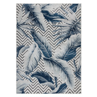 Dywany Łuszczów Kusový koberec Botanic 65242 Feathers grey – na ven i na doma - 78x150 cm