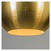 Retro závěsná lampa zlatá 40 cm - plátek