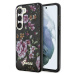 Guess GUHCS23MHCFWSK hard silikonové pouzdro Samsung Galaxy S23 PLUS 5G black Flower Collection