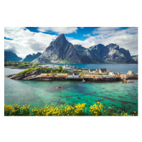 Fotografie Panoramic seascape near Reine, Moskenes, Lofoten, by Tatsiana Volskaya, 40 × 26.7 cm