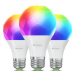 Nanoleaf Essentials Smart A60 Bulb E27, Matter 3PK