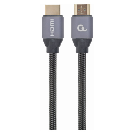 Kabel CABLEXPERT CCBP-HDMI-1M HDMI 2.0, 1m, opletený, černý, blister C-TECH