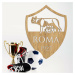 Dřevěný znak týmu na zeď - AS Roma