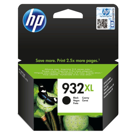 HP 932XL originální inkoustová kazeta černá CN053AE Černá