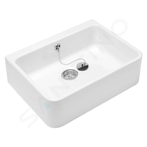 VILLEROY & BOCH O.novo Keramický dřez na desku, 495x405 mm, alpská bílá 63210001