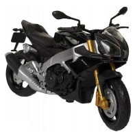 Kovový model motorky aprilia tuono v4 1:18