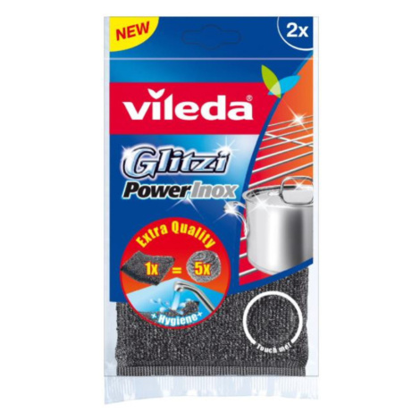 Vileda drátěnka na nádobí Glitzi Power Inox 2 ks