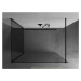 MEXEN/S Kioto Sprchová zástěna WALK-IN 125 x 120 cm, transparent, černá 800-125-212-70-00-120