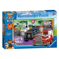 Ravensburger 08617 puzzle tlapková patrola v autech 35 dílků