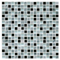 Kamenná mozaika Premium Mosaic Stone šedá 30x30 cm mat STMOS15MIX1