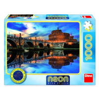 Puzzle Andělský hrad NEON 300 svítících dílků - Dino
