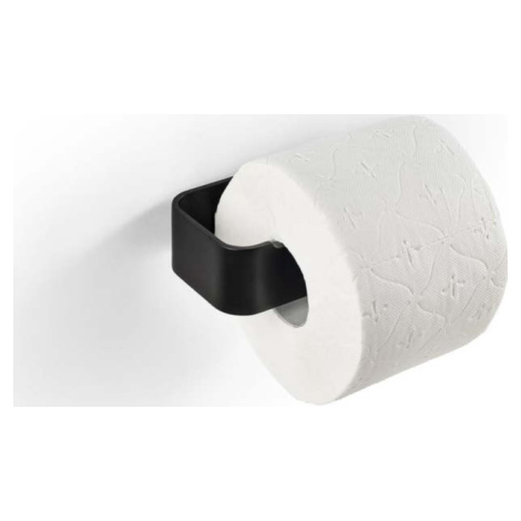 Černý nástěnný kovový držák na toaletní papír Ume – Zone