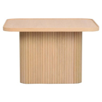 Přírodní odkládací stolek z dubového dřeva Rowico Sullivan, 60 x 60 cm