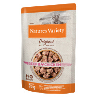 Nature's Variety Original kapsičky, 9 + 3 / 30+14 / 16 + 6 zdarma - hovězí a kuřecí (12 x 70 g)