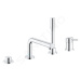 Grohe 19576002 - Baterie na okraj vany, 4-otvorová instalace, chrom