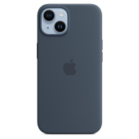Apple Silikonový kryt s MagSafe pro iPhone 14, bouřkově modrá - MPRV3ZM/A