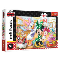 Trefl Puzzle 100 dílků - Minnie v salonu krásy Disney Minnie