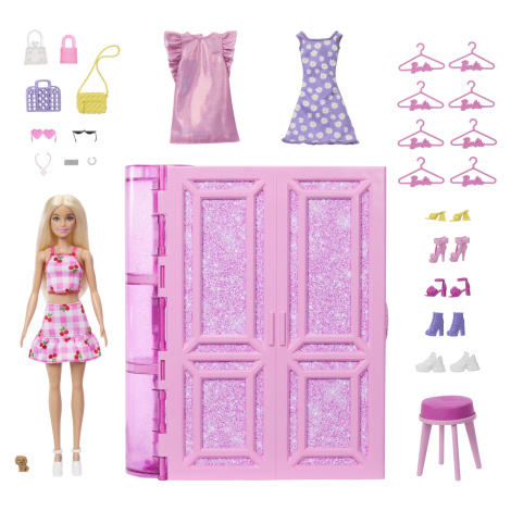 Barbie Snová šatní skříň s panenkou