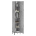 vidaXL Skříň highboard betonově šedá 34,5x34x180 cm kompozitní dřevo