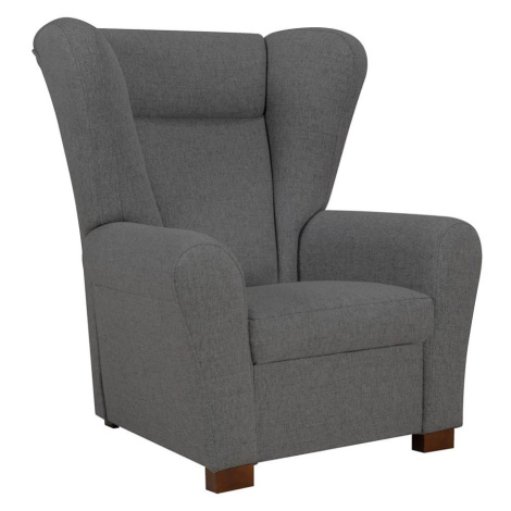 Křeslo ušák VIVA tmavě šedá USZAK NEVE 97