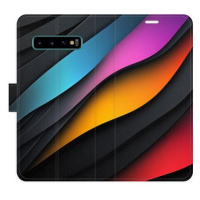 iSaprio Flip pouzdro Color Waves pro Samsung Galaxy S10