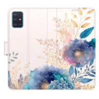 iSaprio flip pouzdro Ornamental Flowers 03 pro Samsung Galaxy A51