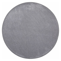 Vopi koberce Kusový koberec Apollo Soft šedý kruh - 160x160 (průměr) kruh cm