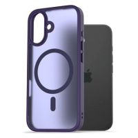 AlzaGuard Matte Case Compatible with Magsafe pro iPhone 16 tmavě fialový