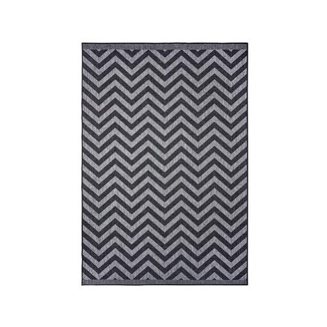 Kusový koberec Twin Supreme 105472 Palma Night Silver 80 × 350 cm