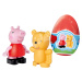 Stavebnice Peppa Pig Funny Eggs PlayBig Bloxx BIG ve vajíčku – s medvídkem od 1,5-5 let