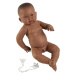 LLORENS - 45003 NEW BORN CHLAPEK - realistické miminko s celovinylovým tělem