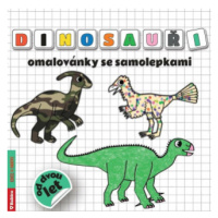 Dinosauři omalovánky se samolepkami - Radka Kneblová