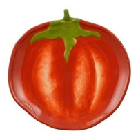 Talíř kameninový rajče červený 18,5cm