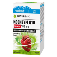 NatureVia Koenzym Q10 Cardio 100 mg 60 rostlinných kapslí