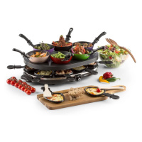 OneConcept Woklette,raclette gril, 1200 W, stolní, pro 6 osob, wok, nepřilnavý