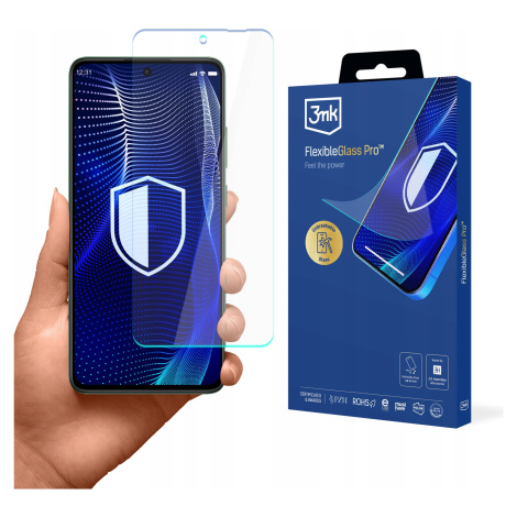 Sklo hybridní na displej pro Oppo Reno 12 F Fs 3mk FlexibleGlass Pro