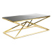 DekorStyle Konferenční stolek Diamanto Gold Black 2