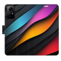 iSaprio Flip pouzdro Color Waves pro Xiaomi Redmi Note 12S