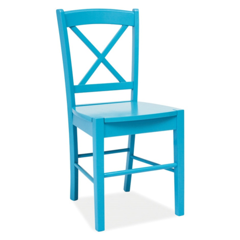 Jídelní židle AVERKIO, modrá Casarredo