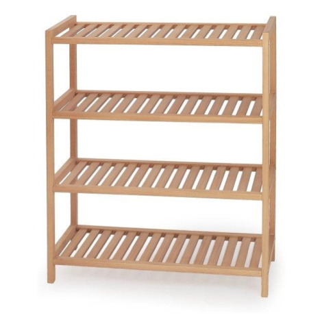 Bambusový regálový botník Norje, šířka 53 cm