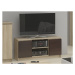 Stolek pod TV RTV 140 2D 1P sonoma / wenge