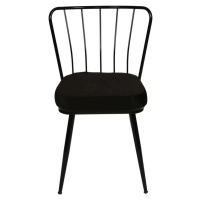 Černé kovové jídelní židle v sadě 2 ks Yildiz – Kalune Design