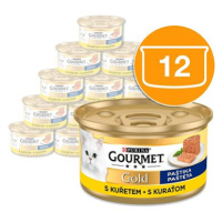 Gourmet Gold paštika s kuřetem 12 x 85 g