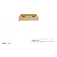Drewmax Úložný box pod postel - masiv LK170 / buk Moření: Buk bělený