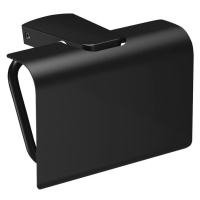 SAPHO ZEN BLACK držák toaletního papíru s krytem 166473
