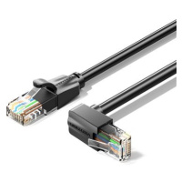 Vention Cat.6 UTP Downward Right Angle Ethernet Patch Cable 2M Black