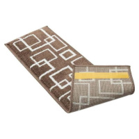 Hnědé nášlapy na schody v sadě 13 ks 22x73 cm Geometric – Mila Home